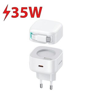 Ładowarka sieciowa USAMS US-CC202 35W Gan Fast Charging Biały