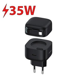 Ładowarka sieciowa USAMS US-CC209 XMF Series 35W GAN Czarny