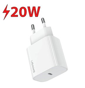 Ładowarka sieciowa USAMS T65 CC226TC01 20W Biały