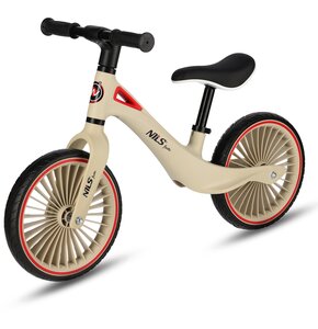 Rowerek biegowy NILS FUN RB138 Beżowy