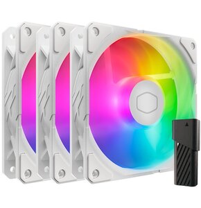 Wentylator COOLER MASTER SickleFlow Edge 120 ARGB White Edition (3 sztuki) + Kontroler