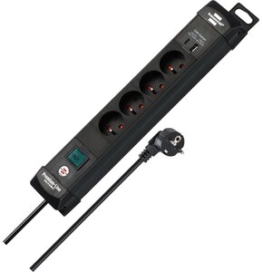 Listwa BRENNENSTUHL Premium-Line 4GN (1.8 m) Czarny