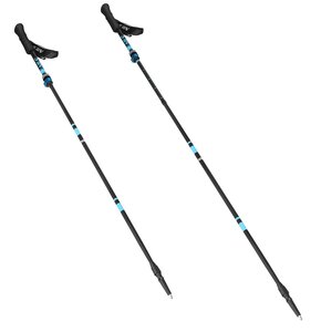 Kijki trekkingowe NILS TK8604 (38.5 - 135 cm) Czarno-niebieski