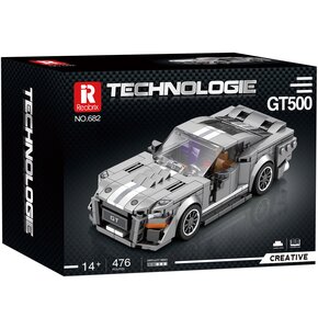 Klocki plastikowe REOBRIX Technologie Samochód GT500 682