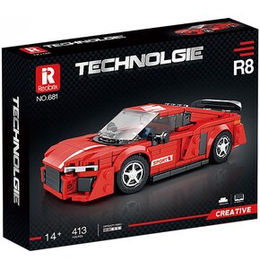 Klocki plastikowe REOBRIX Technologie Supersamochód R8 681