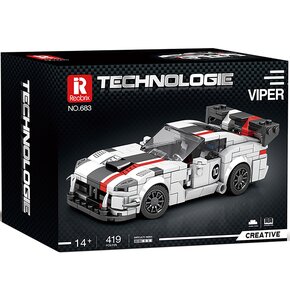 Klocki plastikowe REOBRIX Technologie Samochód wyścigowy Viper 683