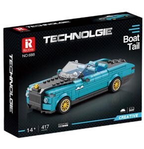 Klocki plastikowe REOBRIX Technologie Samochód Boat Tail 688