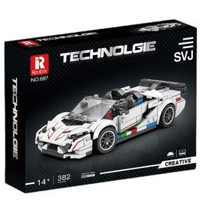 Klocki plastikowe REOBRIX Technologie Samochód wyścigowy SVJ 687