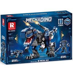 Klocki plastikowe REOBRIX MechaDino T-REX 33002