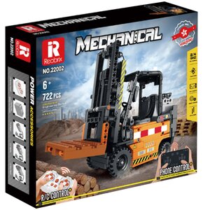 Klocki plastikowe REOBRIX Mechanical Wózek widłowy Zdalne sterowanie 22002