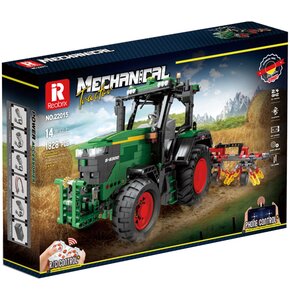 Klocki plastikowe REOBRIX Mechanical Traktor Zdalne sterowanie 22015