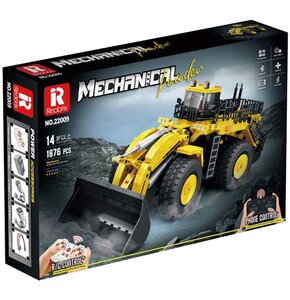 Klocki plastikowe REOBRIX Mechanical Koparko ładowarka Zdalne sterowanie 22009