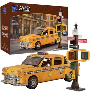 Klocki plastikowe PANTASY Retro Collection Taxi Auto Yellow Cab 85017