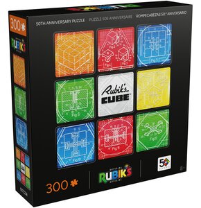 Puzzle RUBIKS Rubik’s Cube 50-lecie Kostki Rubika 6072218 (300 elementów)