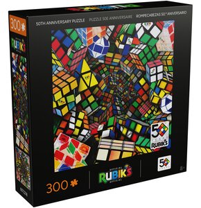 Puzzle RUBIKS Rubik’s Cube 50-lecie Kostki Rubika 6072218 (300 elementów)