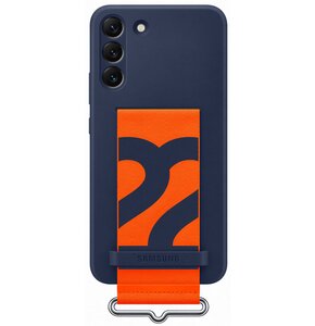 Etui SAMSUNG Silicone Cover Strap do Galaxy S22+ EF-GS906TNEGWW Granatowy