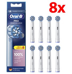 Oryginalna końcówka szczoteczki ORAL-B Pro Sensitive Clean (8 szt.) (Delikatne czyszczenie)