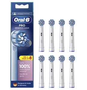 Oryginalna końcówka szczoteczki ORAL-B Pro Sensitive Clean (8 szt.) (Delikatne czyszczenie)
