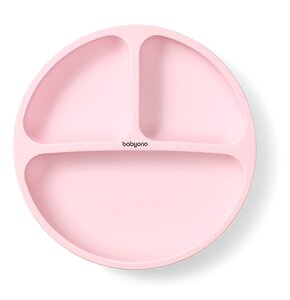 Talerz BABYONO 1482/02 Różowy