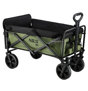 Wózek turystyczny NILS CAMP NC2602 Zielony 100 kg teleskopowa rączka