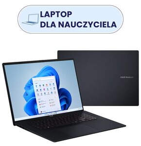 Laptop ASUS VivoBook 18 M1807HA-S8026W 18.4" 144Hz IPS Ryzen 7 260 16GB RAM 512GB SSD Windows 11 Home Niebieski