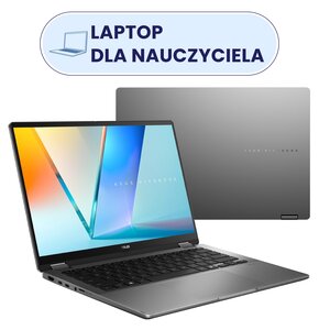 Laptop ASUS Vivobook 14F TP3407SA-QL039W 14" OLED U7-258V 16GB 1TB SDD Windows 11 Home Szary, Funkcje AI
