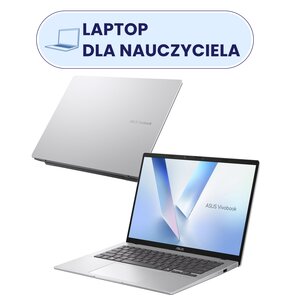 Laptop ASUS Vivobook 14 X1407QA-LY043W 14" IPS 60Hz Snapdragon X X1-26-100 16GB 512SSD Windows 11 Profesional, Funkcje AI