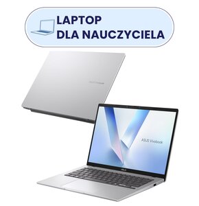 Laptop ASUS Vivobook 14 X1407QA-LY043W 14" IPS 60Hz Snapdragon X X1-26-100 16GB 512SSD Windows 11 Home, Funkcje AI
