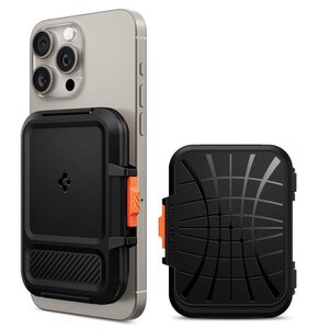 Etui na karty SPIGEN Lock Fit MagSafe Czarny