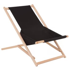 Leżak PATIO Gozo Komfort 409576 Czarny
