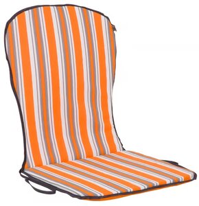 Poduszka na krzesło PATIO D001-13BB / C002-03BB 89 x 44 cm Biało-pomarańczowy