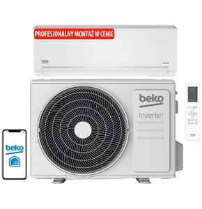 Klimatyzator Split, Pompa ciepła powietrze - powietrze BEKO BEHPG 125/BEHPG 126 3.5 kW z usługą montażu