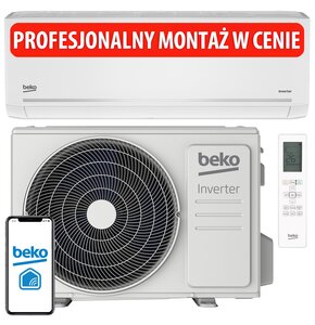Klimatyzator Split, Pompa ciepła powietrze - powietrze BEKO BEEPGH 180/BEEPGH 181 5 kW z usługą montażu