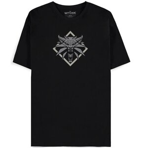 Koszulka DIFUZED The Witcher Wolf (rozmiar 2XL) Czarny