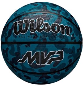 Piłka koszykowa WILSON MVP CAMO BSKT BLUE (Rozmiar 5)