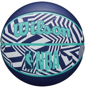 Piłka koszykowa WILSON NBA DRV PLUS DAZZLE CAMO BSKT INDIGO (Rozmiar 5)