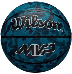 Piłka koszykowa WILSON MVP CAMO BSKT BLUE (Rozmiar 7)