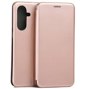 Etui BELINE Book Magnetic do Samsung Galaxy A36 Różowo-złoty