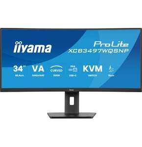 Monitor IIYAMA ProLite XCB3497WQSNP-B1 34" 3440 x 1440 120Hz 0.4 [MPRT] Curved