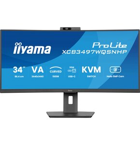 Monitor IIYAMA ProLite XCB3497WQSNPH-B1 34" 3440 x 1440 120Hz 0.4 [MPRT] Curved