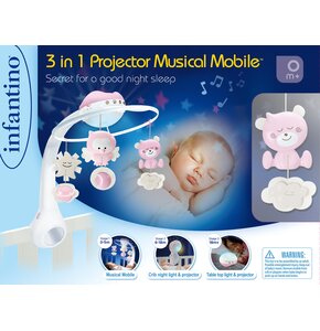Karuzela INFANTINO Projektor Muzyczna Karuzela 1504914N