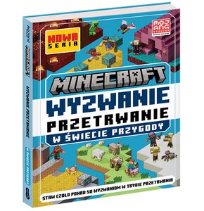 Książka Minecraft Wyzwanie przetrwanie w świecie przygody (twarda okładka)