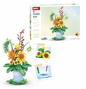 Klocki plastikowe WOMA Bukiet kwiatów C0290-DS