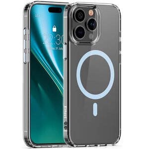 Etui ETTERI Color Mag do Apple iPhone 15 Pro Przezroczysto-niebieski