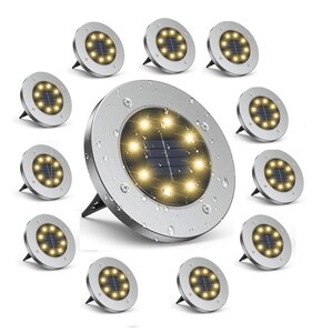 Lampa solarna SASKA GARDEN 8 LED SMD (12 szt.)