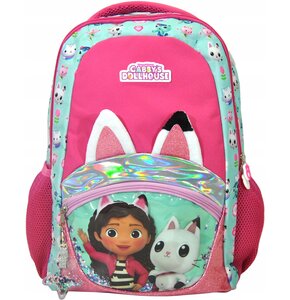 Plecak KIDS EUROSWAN GD00043 Koci Domek Gabi Różowo-turkusowy