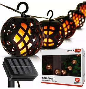 Girlanda solarna LED SUPERLED Soli Glovi 5286