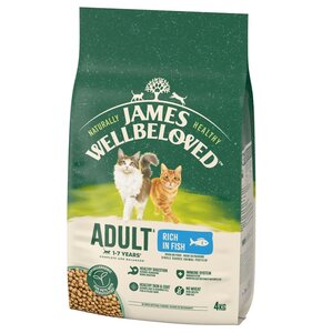 Karma dla kota JAMES WELLBELOVED Adult Monobiałkowa z rybą 4 kg