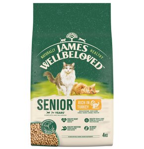 Karma dla kota JAMES WELLBELOVED Senior Monobiałkowa z indykiem 4 kg