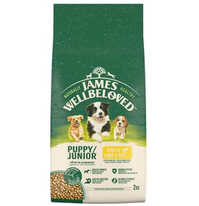 Karma dla psa JAMES WELLBELOVED Junior Monobiałkowa jagnięcina i ryż 2 kg